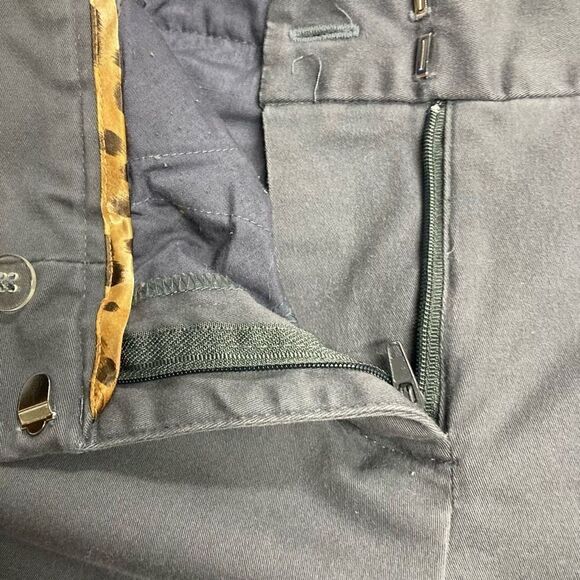 DAISY FEUNTES MODA Women’s Pants Gray Khaki Wide Leg Inseam 29.5 - Picture 6 of 10